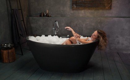 Purescape 748M Black Freestanding Stone Bathtub web (12)